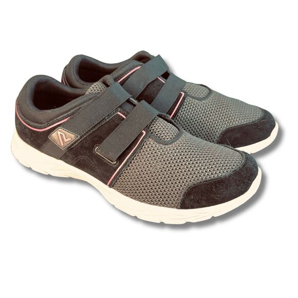 Vionic Brisk Ema Slip On Shoes Sneaker Womens 11 Black Gray Comfort Lightweight - Picture 1 of 12